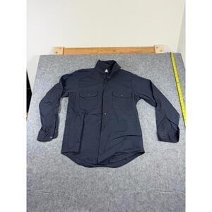 Vintage SEARS Perma Prest Trim Regular Fit Men's L Long Sleeve Button Down Shirt